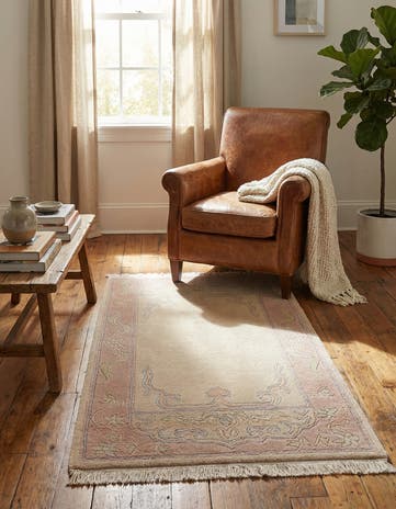 2' 6 x 4' 7 Hand Knotted Tibet Wool Rug