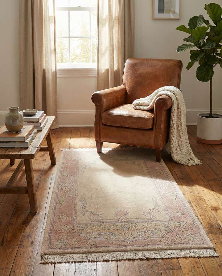 2' 6 x 4' 7 Hand Knotted Tibet Wool Rug