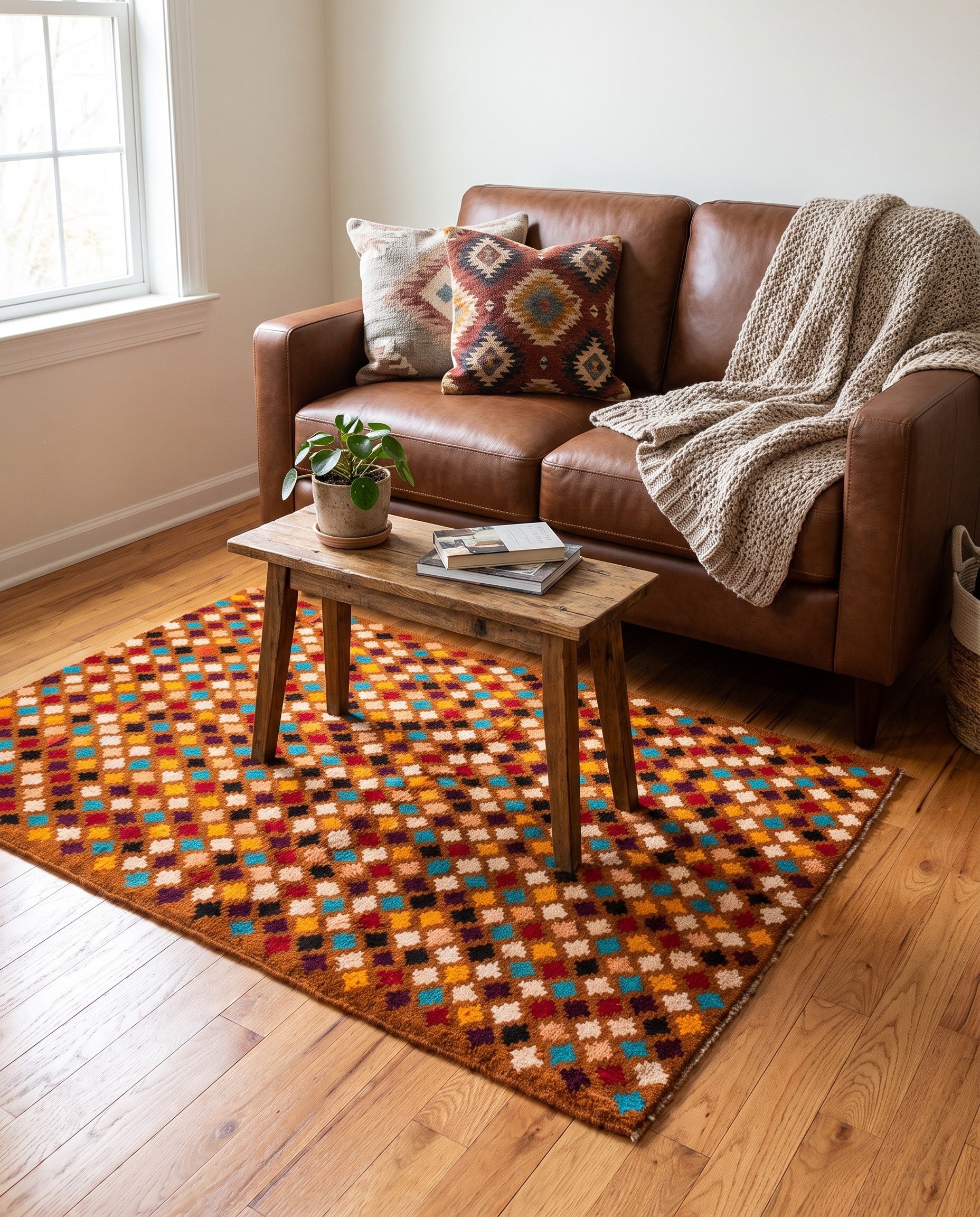 3' 10 x 6' Hand Knotted Balouch Wool Rug