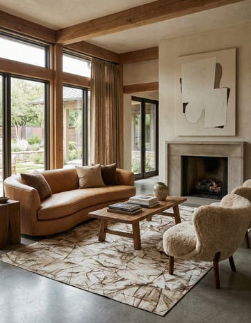 5' x 7' 11 Cowhide - Patchwork Rug