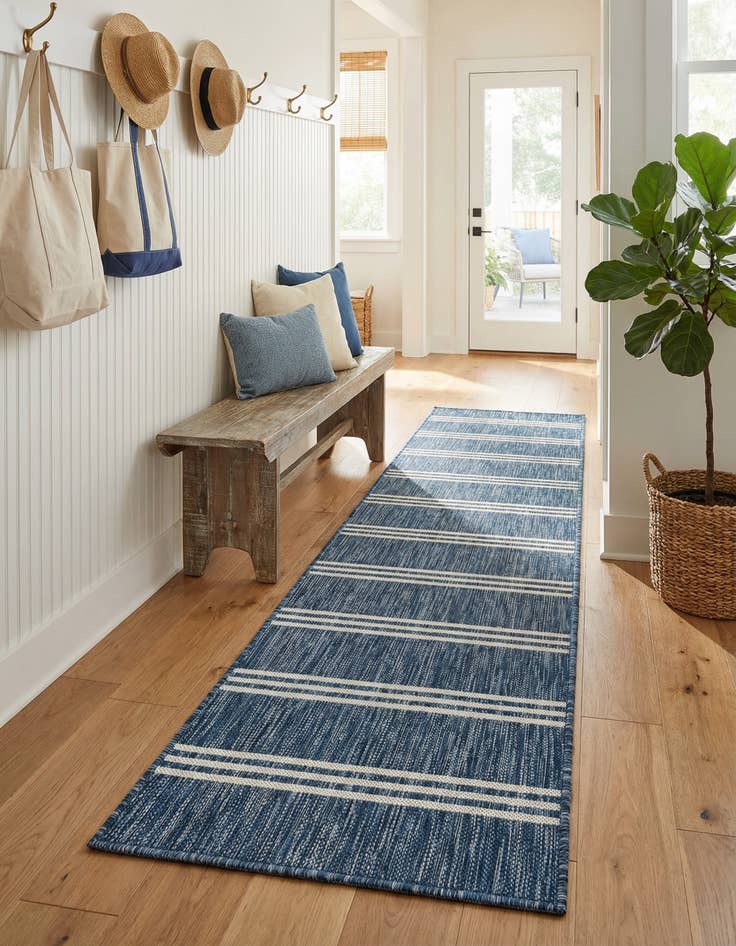 Detail image of 2' x 6' Easy-Clean Jill Zarin Anguilla Indoor / Outdoor Runner Rug