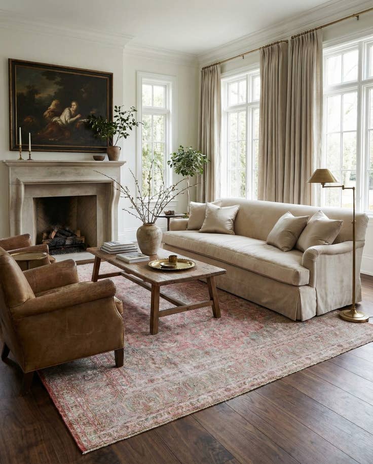 Detail image of 9' 8 x 12' 4 Hand Knotted Ultra Vintage Persian Wool Rug