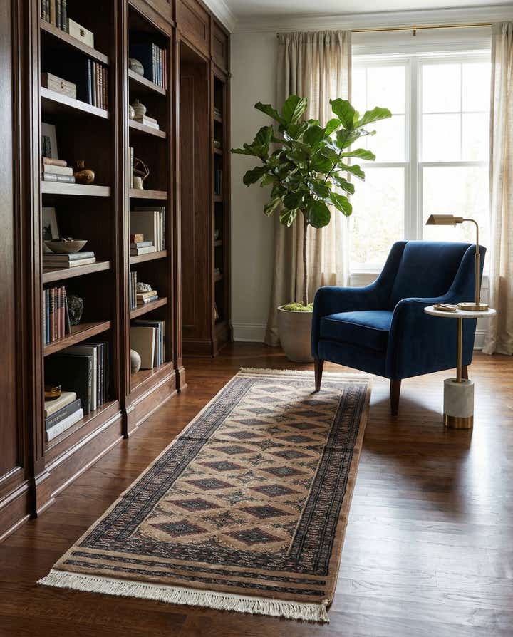2' x 6' 1 Hand Knotted Bokhara Oriental Runner Rug