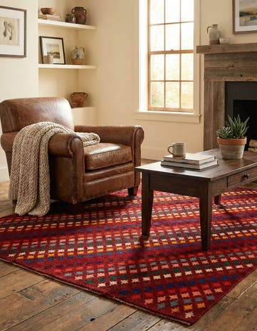 5' 3 x 6' 9 Hand Knotted Balouch Wool Rug