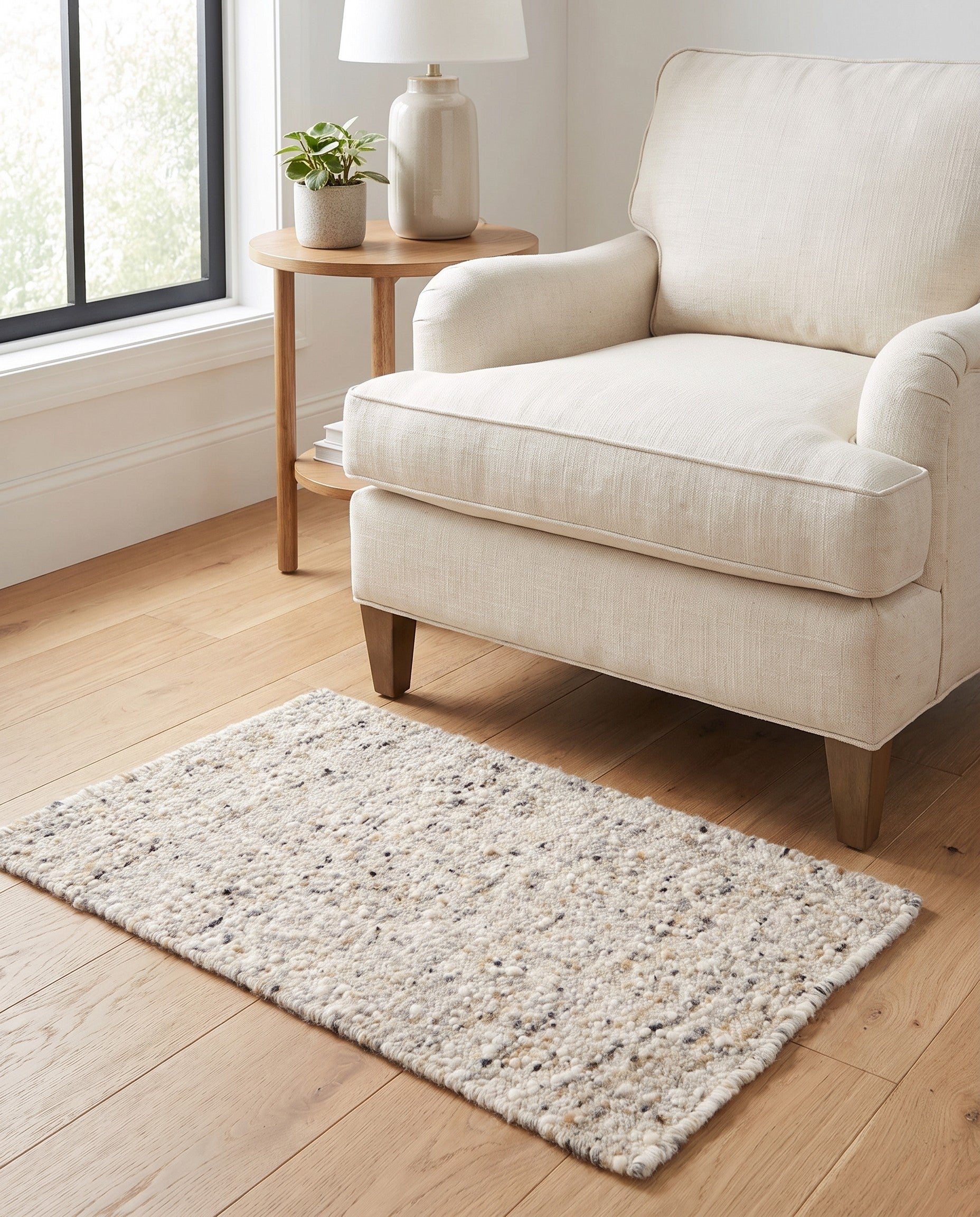 2' x 3' Hand Knotted Moroccan Wool Rug
