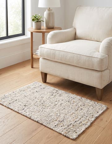 2' x 3' Hand Knotted Moroccan Wool Rug