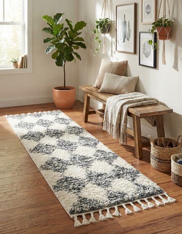 2' x 6' Serenity Shag Runner Rug