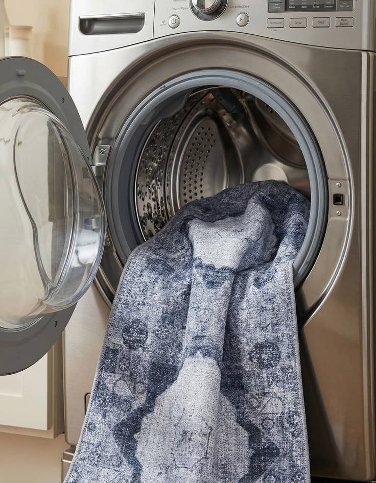 Detail image of 2' x 5'  Washable Yara Runner Rug