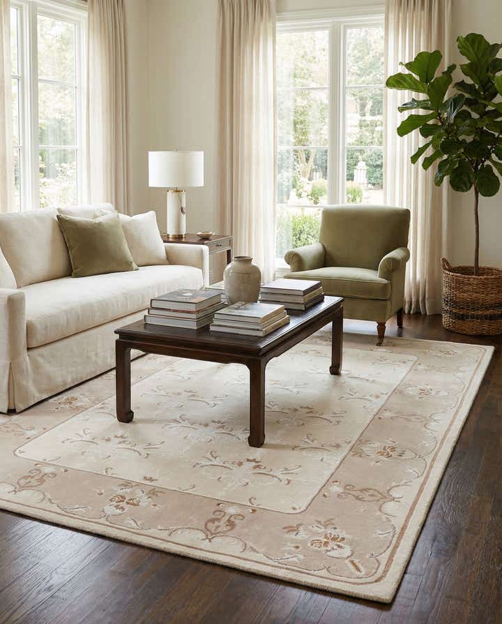 5' 8 x 7' 11 Hand Knotted Darya Wool Rug