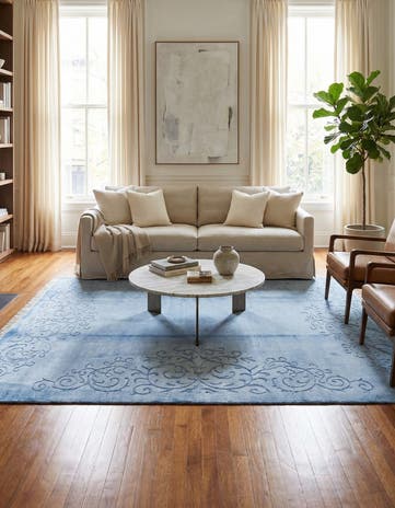5' 7 x 7' 11 Hand Knotted Darya Wool Rug