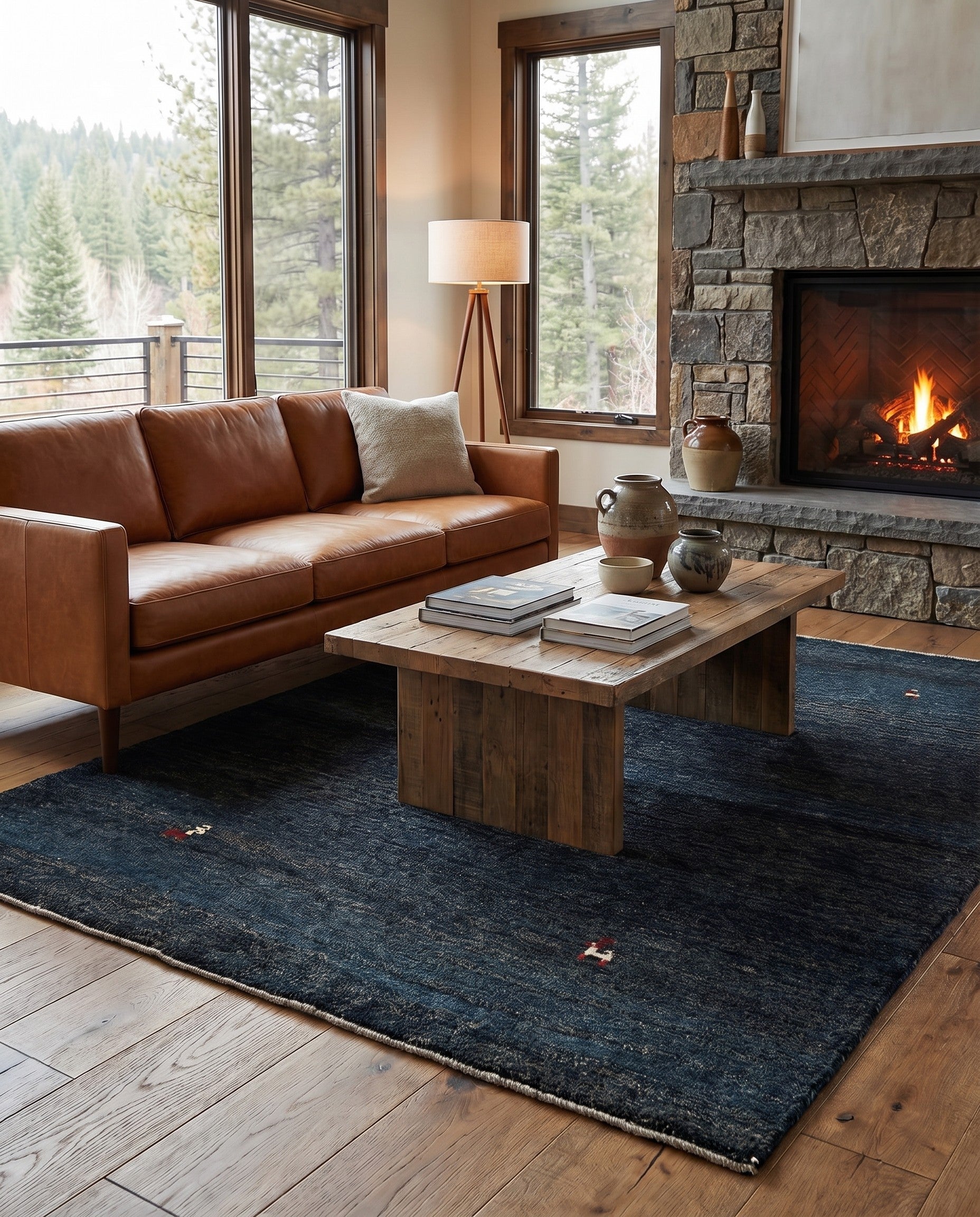 5' x 6' 5 Gabbeh Shouli Rug