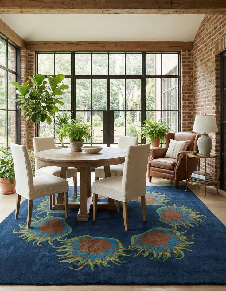 Detail image of 7' 7 x 7' 7 Luna Square Rug