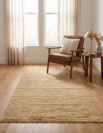 4' x 5' 10 Hand Knotted Modern Ziegler Rug