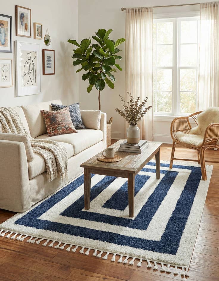 Detail image of 5' 3 x 8' Boho Rug