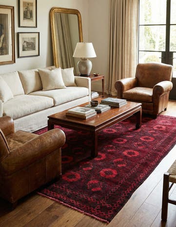 6' 3 x 9' Hand Knotted Ultra Vintage Wool Rug