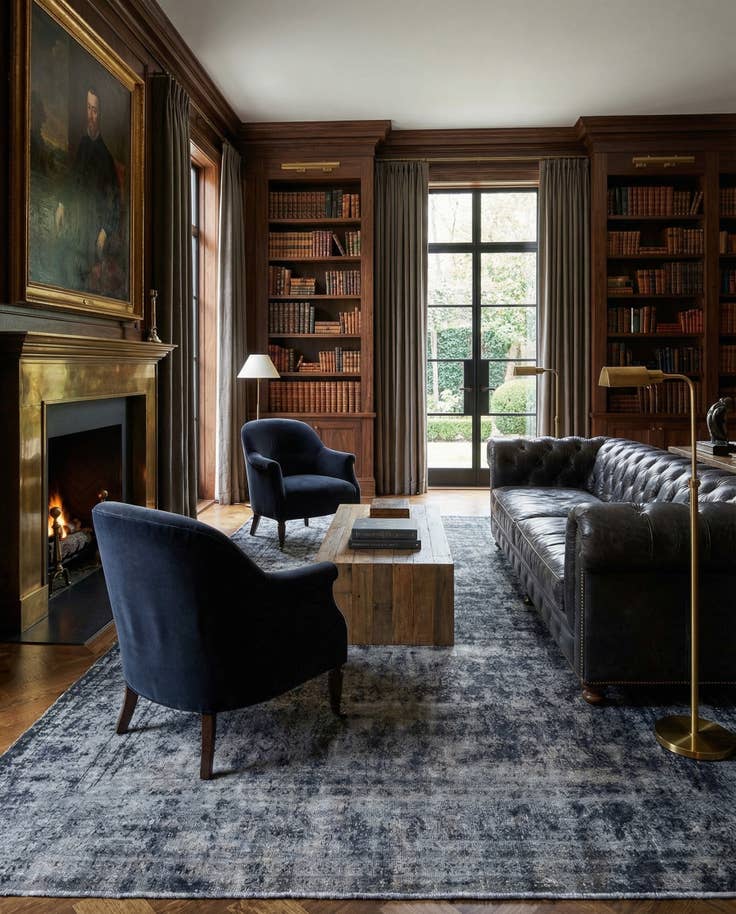 Detail image of 9' 7 x 13' 1 Vintage Royal Wool Rug