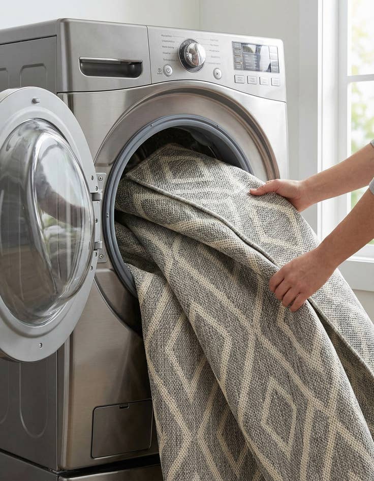 Detail image of 5' 3 x 8'  Washable Jill Zarin Turks and Caicos Indoor / Outdoor Rug