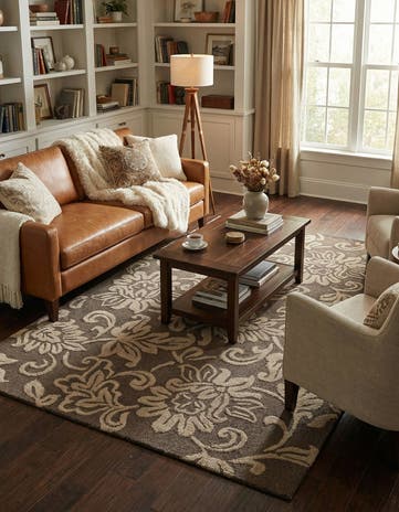 5' 1 x 8' Agra Wool Rug