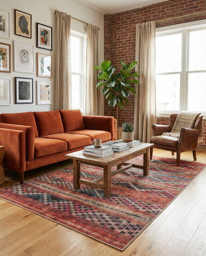 5' x 8' Washable Timeless Rug