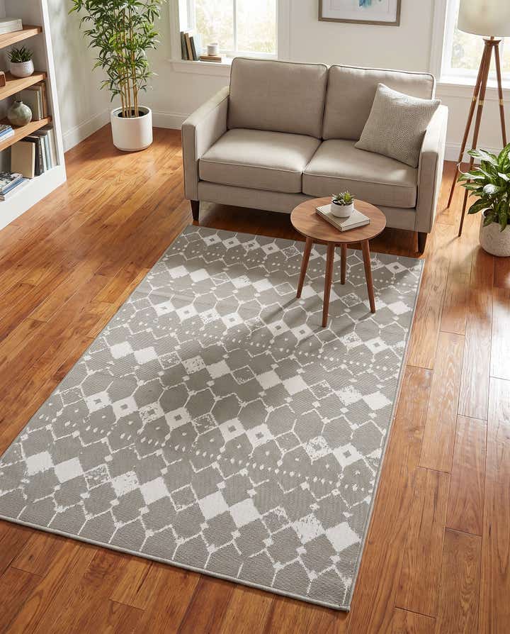 120cm x 185cm Leicht zu reinigen Trellis Innen- / Aussenbereich Teppich