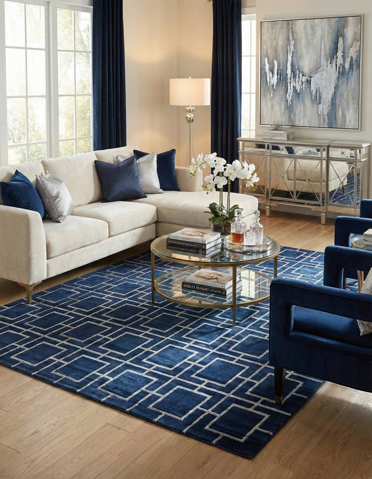 Detail image of  10' x 13'  Marilyn Monroe™ Glam Deco Rug