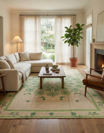 7' 7 x 11' Hand Woven Kilim Modern Rug