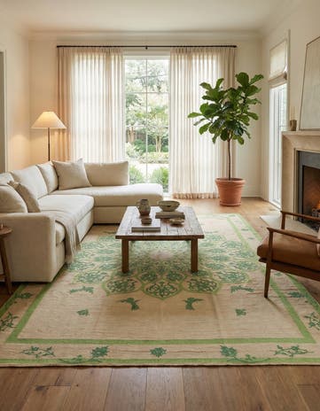 7' 7 x 11' Hand Woven Kilim Modern Rug