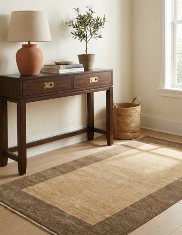 2' 7 x 4' 10 Hand Knotted Darya Wool Rug