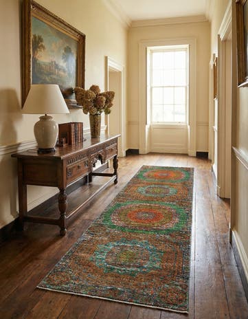 2' 7 x 9' 10 Amina Wool Runner Rug