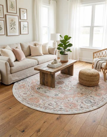 7' x 7' Madeline Vintage Round Rug