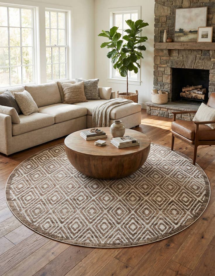 Detail image of 10' x 10' Hermitage Round Rug