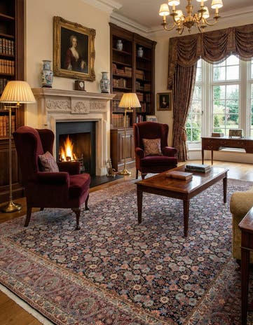 9' 10 x 13' 1 Hand Knotted Bidjar Persian Rug