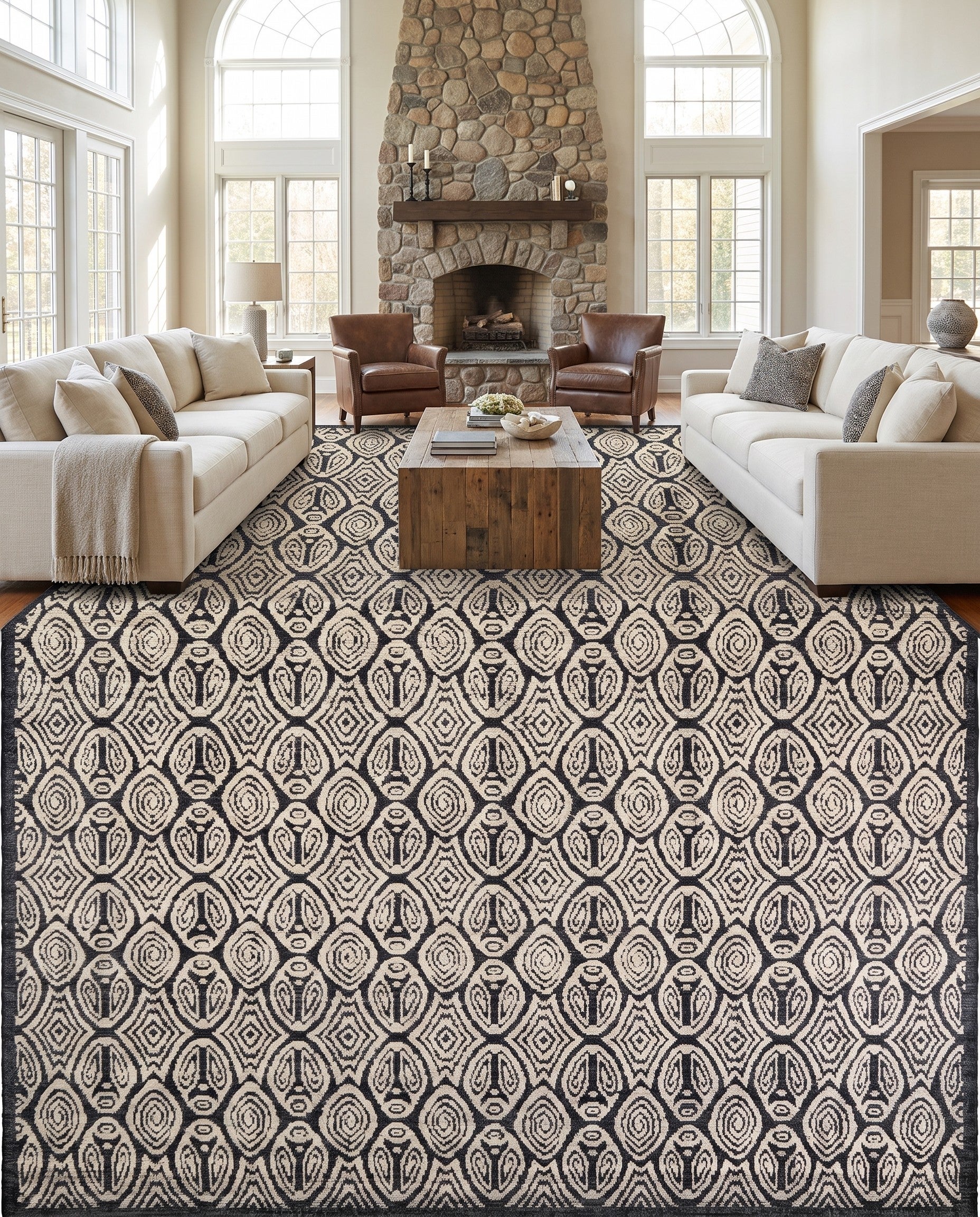 12' 2 x 15' 1 Hand Knotted Darya Wool Rug