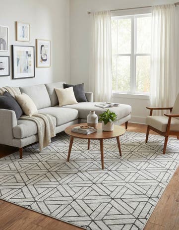 7' 10 x 11' Lattice Trellis Rug