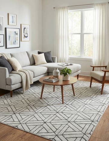 7' 10 x 11' Lattice Trellis Rug