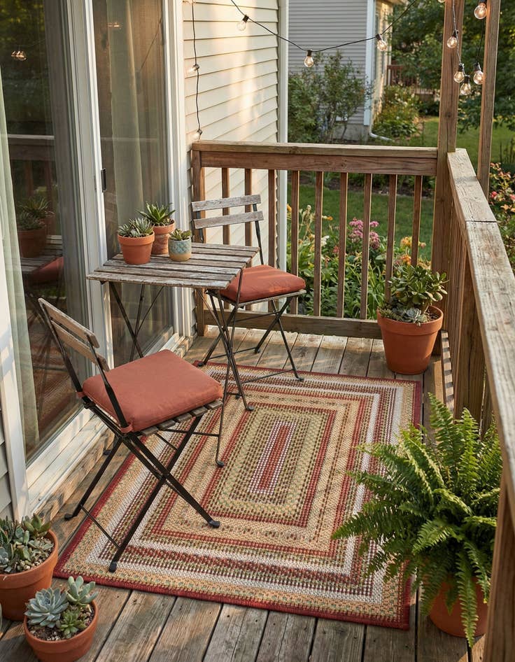 Detail image of 2' x 3'  Washable Baja Indoor / Outdoor Rug