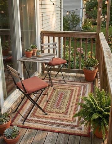 2' x 3' Easy-Clean Baja Indoor / Outdoor Rug
