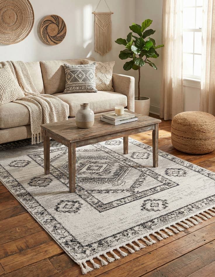 Detail image of  5' 3 x 8' Cherokee Rug