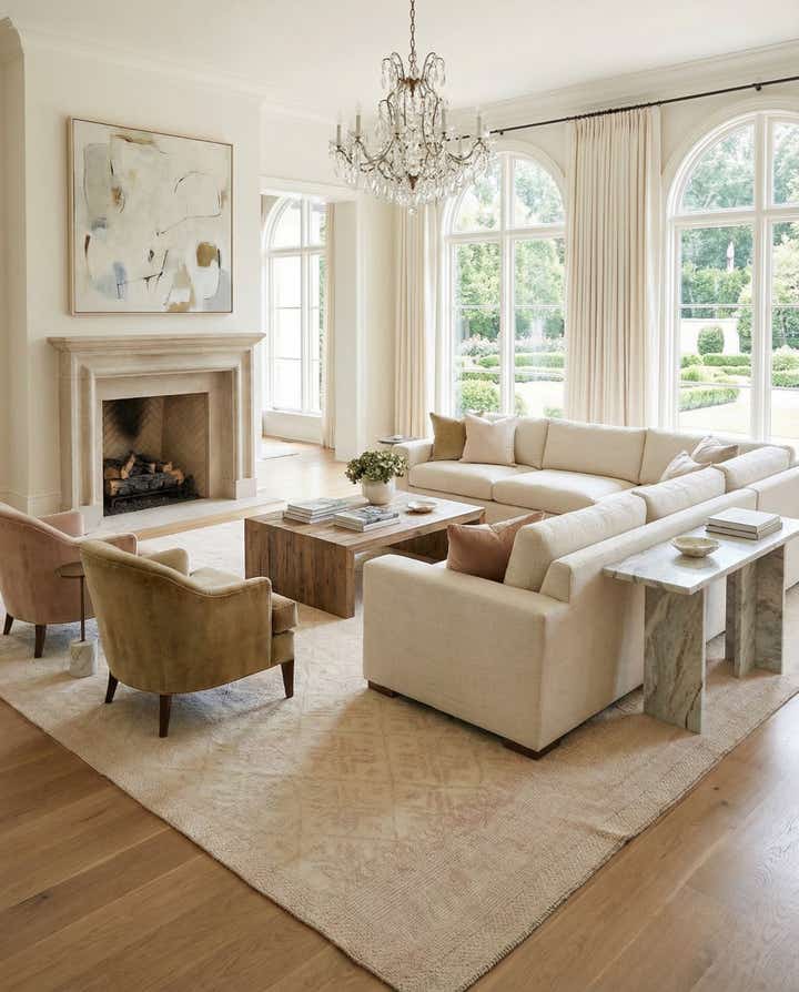 9' 9 x 14' Hand Knotted Darya Wool Rug