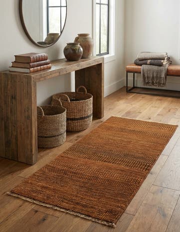 2' 3 x 4' 8 Hand Knotted Gabbeh Wool Runner Rug