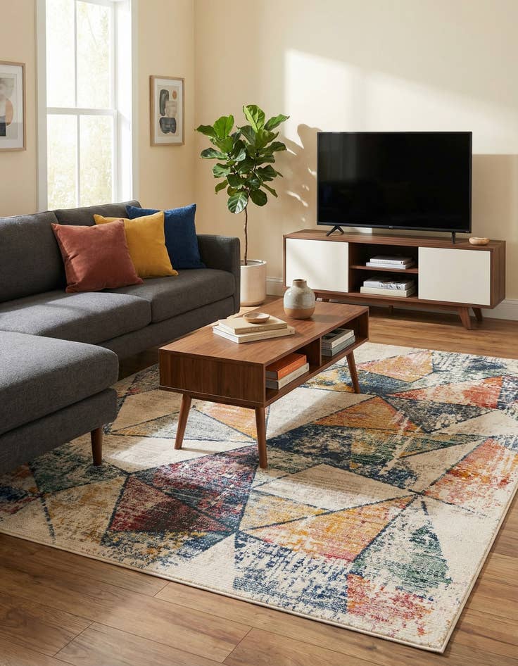 Detail image of  7' 10 x 10' 2 Gemstone Rug