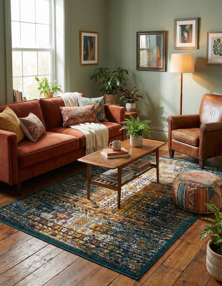 Detail image of  5' 3 x 8' Madeline Rug