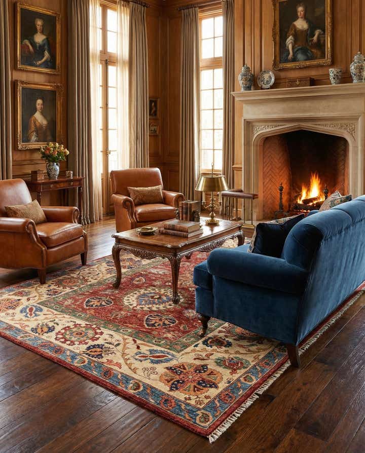 6' 9 x 9' 10 Hand Knotted Ariana Ziegler Rug