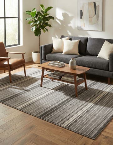 Gray Gemstone Rug