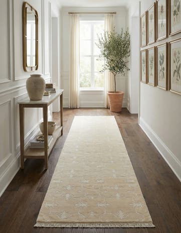 2' 7 x 13' 1 Hand Knotted Darya Wool Runner Rug