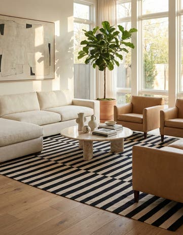 8' 2 x 11' 2 Hand Woven Kilim Modern Wool Rug
