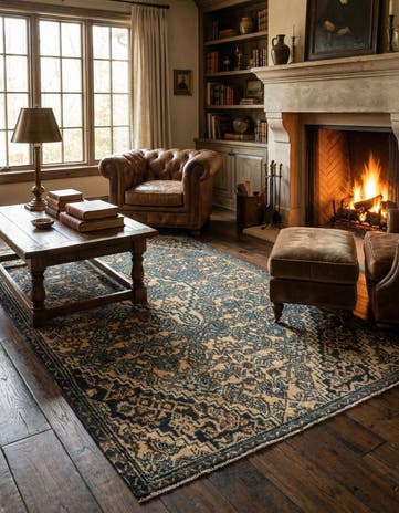 4' 2 x 7' 4 Hamedan Rug
