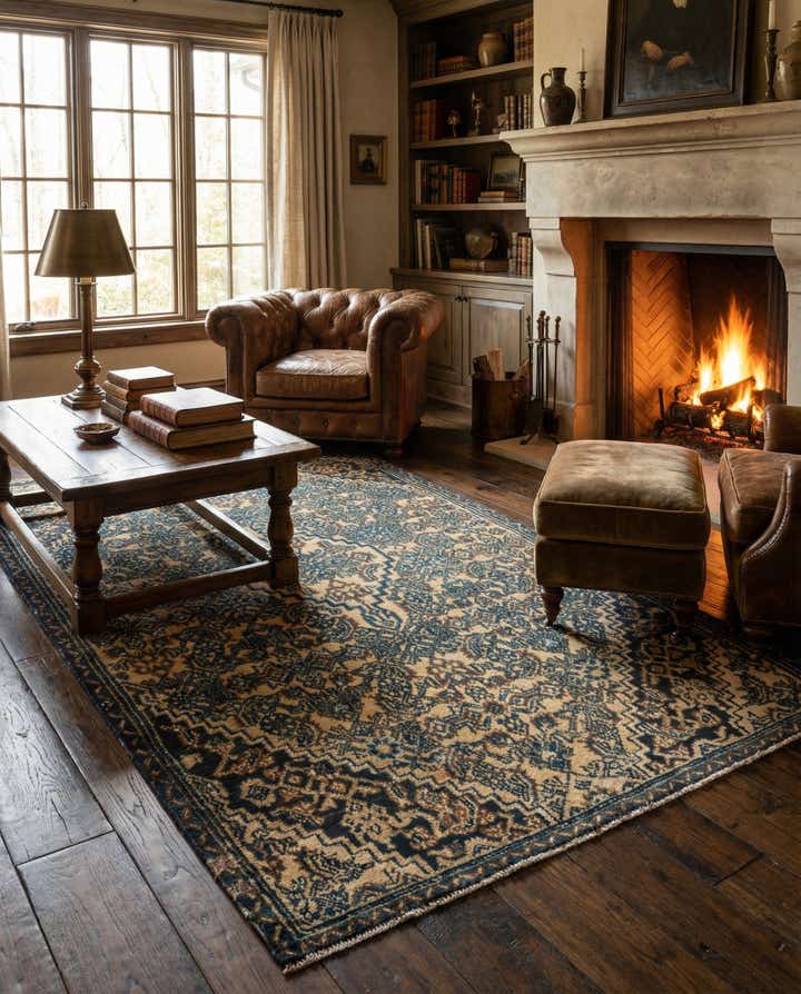 4' 2 x 7' 4 Hamedan Rug