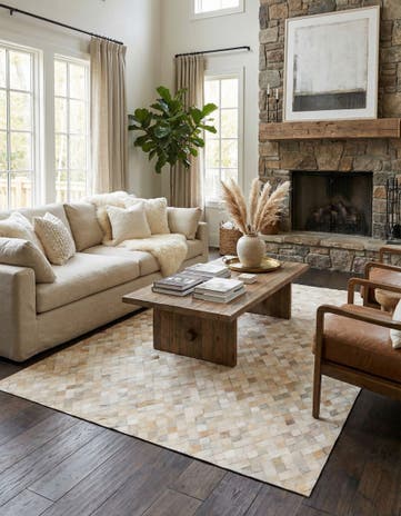 6' x 9' 1 Cowhide Stocks Rug