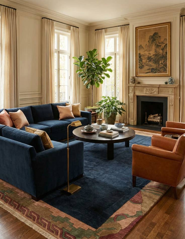 Detail image of 8' 2 x 11' 4  Hand Knotted Tibet Wool Rug